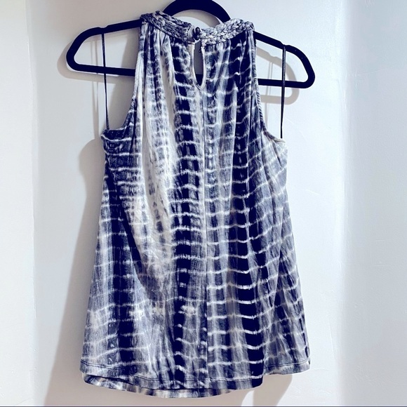 NWT Lucy & Laurel Tie-Dye Gray and white Tank Top size XL - Picture 2 of 4